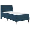 vidaXL Estrutura de cama com colch&atilde;o Azul 80 x 200 cm Veludo