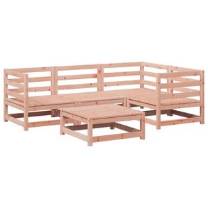 vidaXL 5 pcs conj. sof&aacute;s jardim madeira abeto-de-douglas