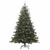 vidaXL &Aacute;rvore de Natal Artificial Verde 240 cm PVC, Metal e Pl&aacute;stico
