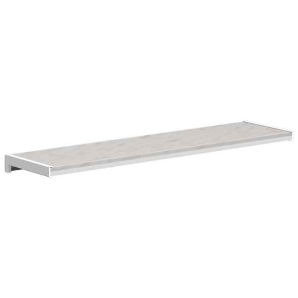 vidaXL Soleira de Janela Texto de M&aacute;rmore -enure 60 x 25 x 4,5 cm PVC