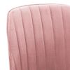 vidaXL Cadeiras de jantar girat&oacute;rias 2 pcs veludo rosa