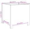 vidaXL Vaso/floreira de jardim 2 pcs 40x40x40 cm aço branco