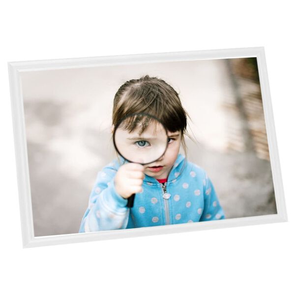 vidaXL Molduras para mesa 5 pcs 13x18 cm MDF branco