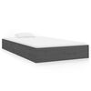 vidaXL Estrutura de cama 90x200 cm madeira maci&ccedil;a cinzento