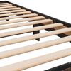 vidaXL Estrutura de cama derivados de madeira/metal carvalho castanho
