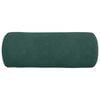 vidaXL Almofadas de Apoio 2 pcs Verde Escuro &Oslash; 15 x 40 cm