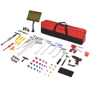 vidaXL Conjunto repara&ccedil;&atilde;o de mossas s/ repintura 80 pcs a&ccedil;o inoxid&aacute;vel