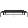 vidaXL Estrutura de cama 160x200 cm metal preto