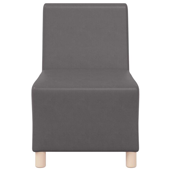 vidaXL | Unidade de Sof&aacute; Modular Sem Bra&ccedil;os | Cinzeto 55 x 74 x 82 cm