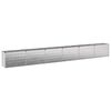 vidaXL Cama de Jardim Elevada Prateado 480 x 40 x 55 cm galvanizado