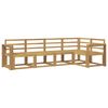 vidaXL Conjunto de Sof&aacute;s para Exterior 5 unid. Branco