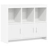 vidaXL Buffet Branco 98,5 x 33 x 80 cm Derivados de Madeira