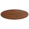vidaXL Tampo mesa redondo &Oslash;90x1,5 cm carvalho tratado castanho-escuro