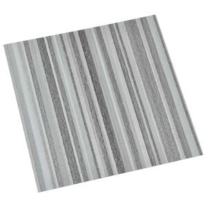 vidaXL Pranchas de Piso Riscas 5,11 m&sup2; 55 unid. PVC