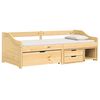 vidaXL Sof&aacute;-cama com 3 gavetas 90x200 cm madeira de pinho maci&ccedil;a IRUN