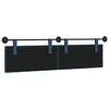 vidaXL Cabeceira Suspensa Azul 170 x 55 x 7 cm tecido