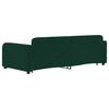 vidaXL Sof&aacute;-cama com gavet&atilde;o 90x200 cm veludo verde-escuro