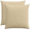 vidaXL Capa almofada 2 pcs HEERLEN Verde Cinza 55 x 55 cm cord&atilde;o