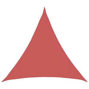 vidaXL Vela de Sombra Triangular 2 x 2 x 2 m HDPE Terracota