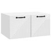 vidaXL Gabinete de TV de Parede Branco Brilhante 59,5 x 41 x 30 cm