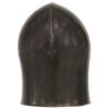 vidaXL Capacete de cavaleiro medieval réplica LARP aço prateado