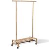 vidaXL Suporte para roupa bambu