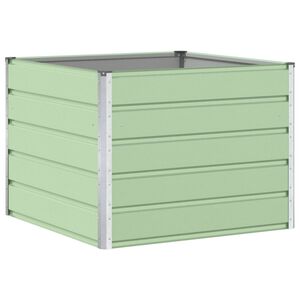 vidaXL Floreira Verde Pastel 100 x 100 x 75 cm A&ccedil;o