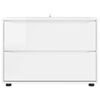 vidaXL Arm&aacute;rio de arruma&ccedil;&atilde;o Branco Brilhante 80 x 48 x 57 cm