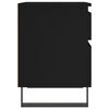 vidaXL Mesas de cabeceira 2pcs 40x35x50 cm derivados de madeira preto