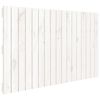 vidaXL Cabeceira de parede 108x3x60 cm madeira de pinho maci&ccedil;a branco