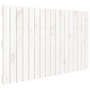 vidaXL Cabeceira de parede 108x3x60 cm madeira de pinho maci&ccedil;a branco