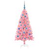 vidaXL &Aacute;rvore de Natal com 150 LEDs com suporte Rosa 150 cm PVC