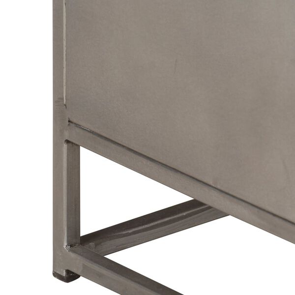 vidaXL Mesa de cabeceira 40x30x50 cm madeira de mangueira maci&ccedil;a