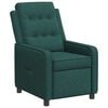 vidaXL Poltrona reclin&aacute;vel Verde-Escuro 65 x 93 x 102 cm Tecido