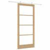 vidaXL Porta Deslizante ORKDAL Natural 93 x 211 cm