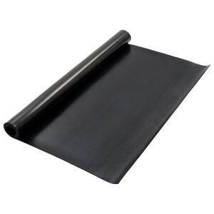 vidaXL Tapete de Piso Preto 1,2 x 2 m Borracha
