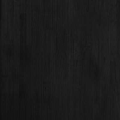 vidaXL Estante 60x30x210 cm madeira de pinho maciça preto