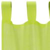 vidaXL Cortinas de voile com aba 2 pcs verde-ma&ccedil;&atilde;