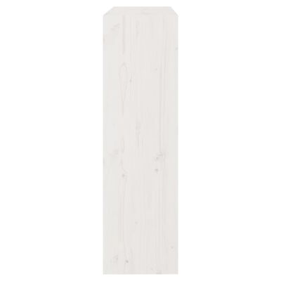 vidaXL Estante/divisória 80x30x103,5 cm madeira de pinho maciça branco
