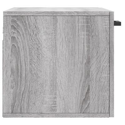 vidaXL Armário parede 60x36,5x35 cm derivados de madeira cinza sonoma