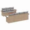 vidaXL Conjunto de Sof&aacute; de Jardim 8 unid. 7-N&uacute;mero de lugares