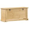 vidaXL Sapateira Corona 99x32x47 cm madeira de pinho maci&ccedil;a