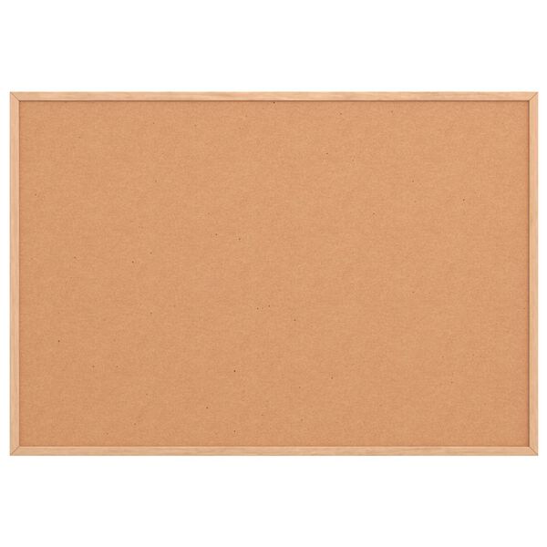 vidaXL Quadro de corti&ccedil;a com estrutura em madeira de pinho maci&ccedil;o 80x55 cm