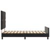 vidaXL Cama Box com cabeceira Preto 90 x 190 cm Veludo