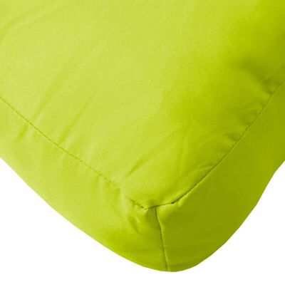 vidaXL Almofadão para paletes tecido verde brilhante
