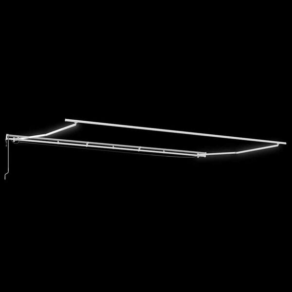 vidaXL Toldo Retr&aacute;til Vermelho 600 &times; 300 cm Poli&eacute;ster e Metal