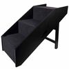 FLAMINGO Rampa e escada para animais de estim. 62x36x51cm preto 515222