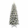 vidaXL &Aacute;rvore de Natal Artificial com 300 LEDs Branco 210 cm