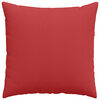 vidaXL Travesseiros de Sof&aacute; 2 pcs Vermelho 80 x 80 cm tecido