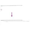 vidaXL Toldo retr&aacute;til manual 600x300 cm antracite e branco